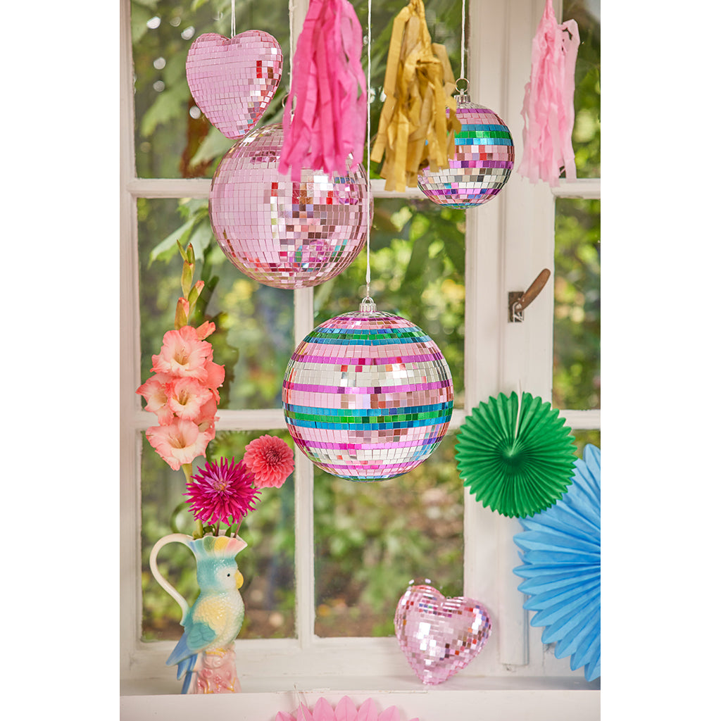 Rice Discokugle, Funky Stripes, 25 cm