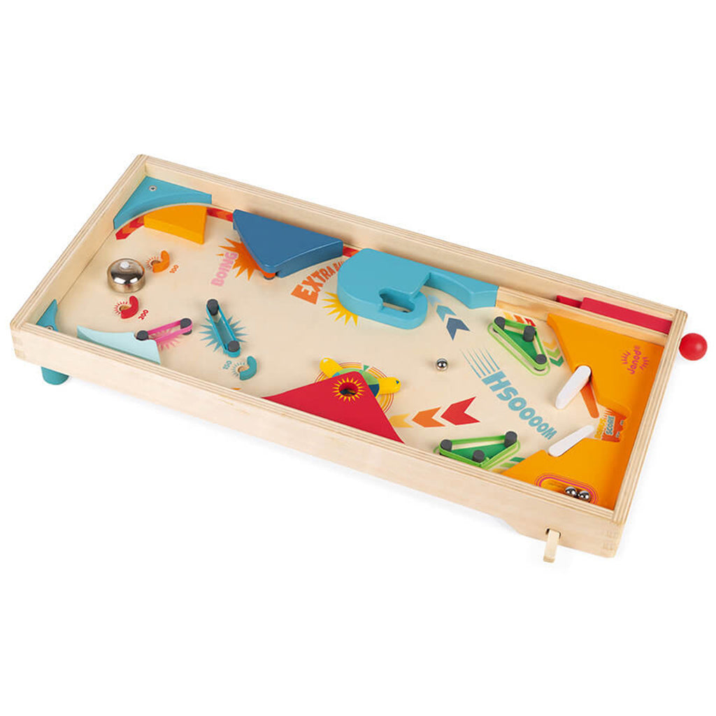 Janod Wooden Pinball Game, Pinball Machine