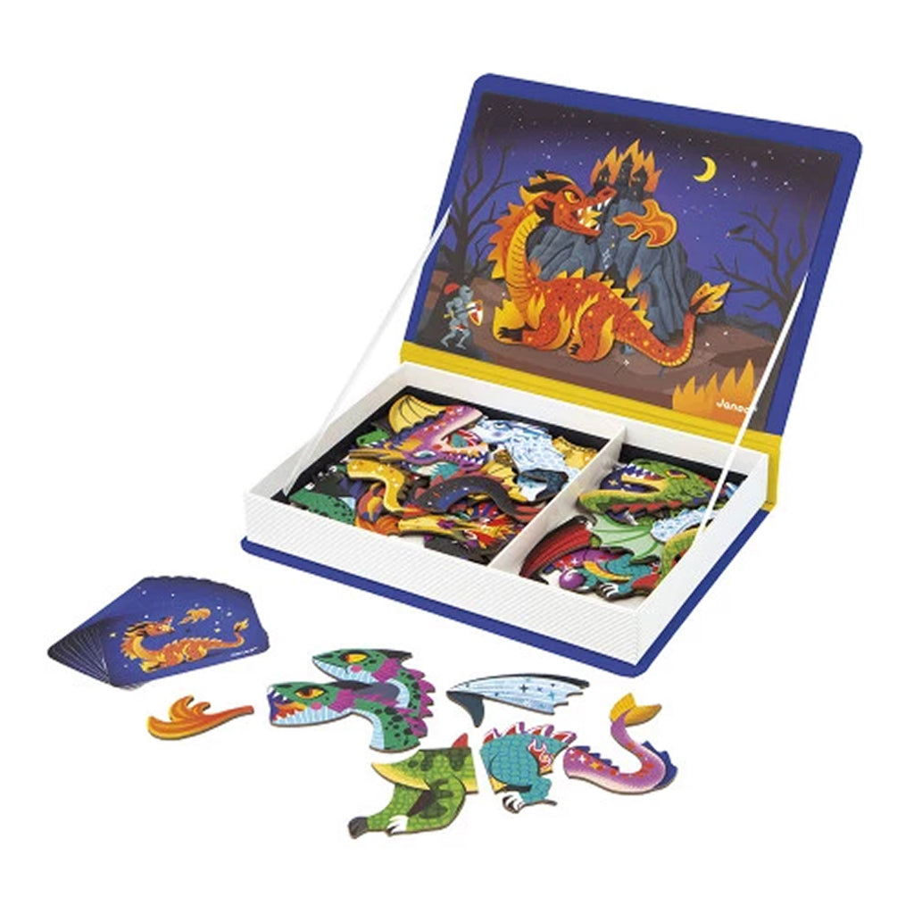 Janod Magnet Book, 53 Pieces – Dragons