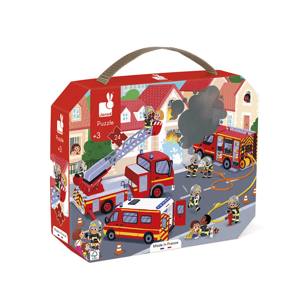 Janod Puzzle, Firefighters - 24 Pieces