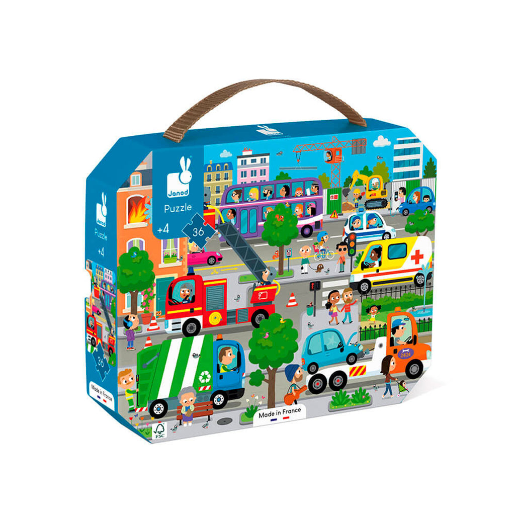 Janod Puzzle, City - 36 Pieces