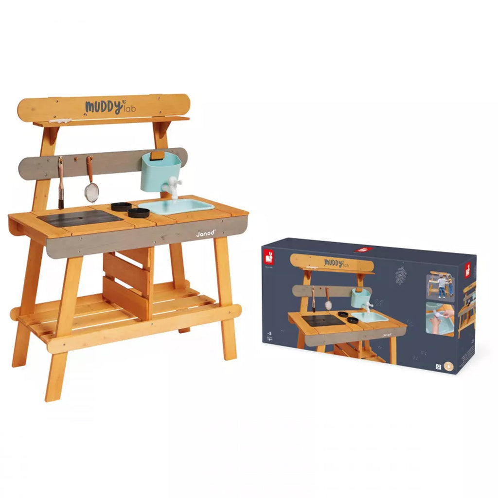 Janod Outdoor Kitchen, Mud Kitchen for Outdoor Use