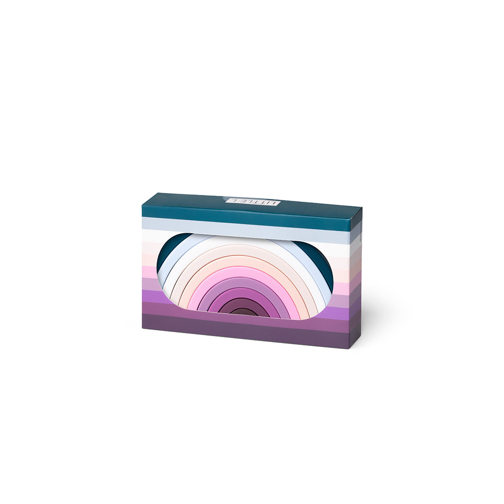 Little L Silicone Baby Toy in Shades of Purple