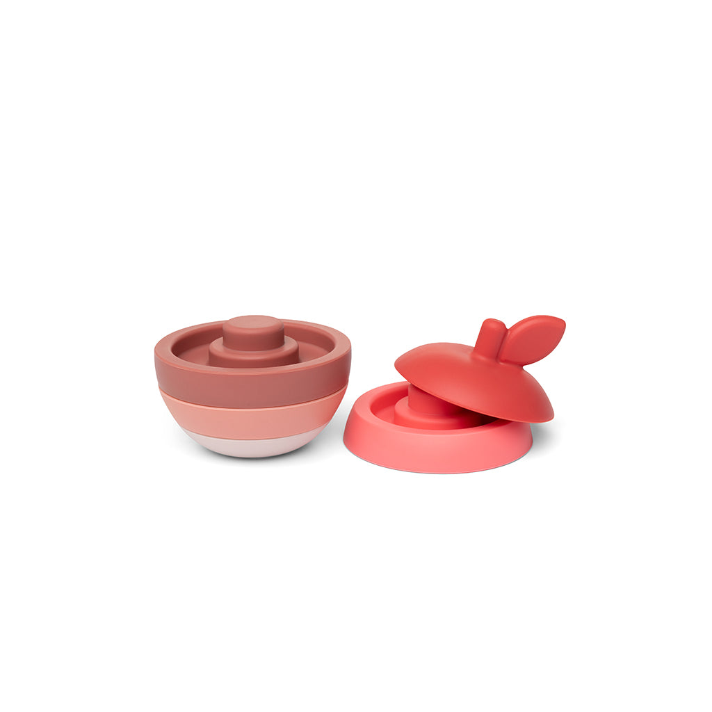 Little L, Baby Toy, Stacking Apple - Red and Pink