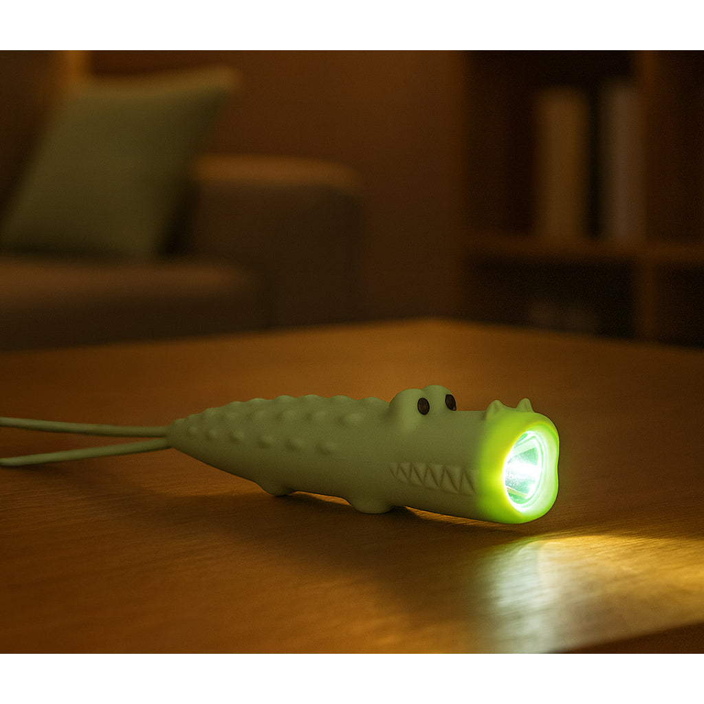 Little L, silicone flashlight – Crocodile