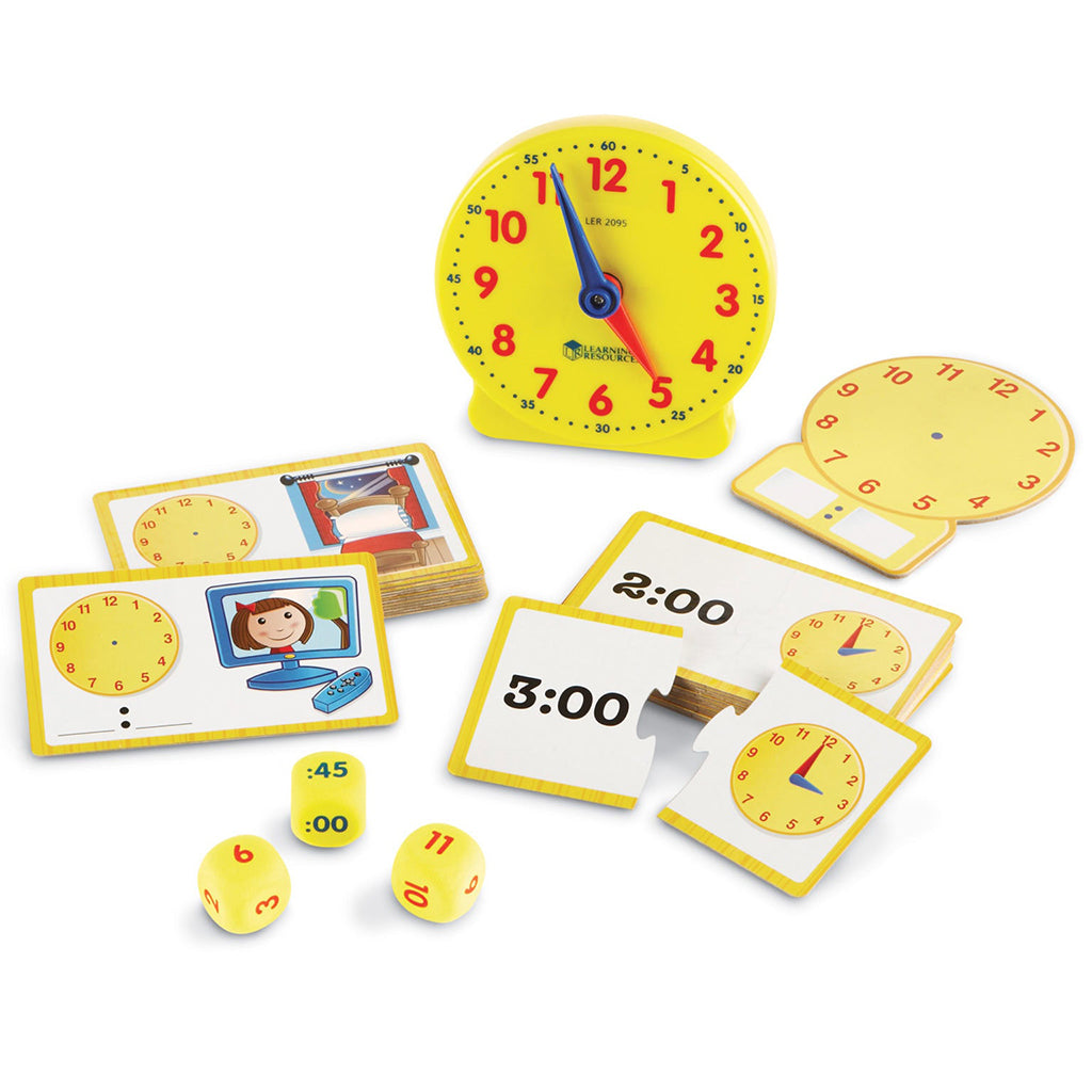 Learn to Tell the Time – Activity Set with Clock