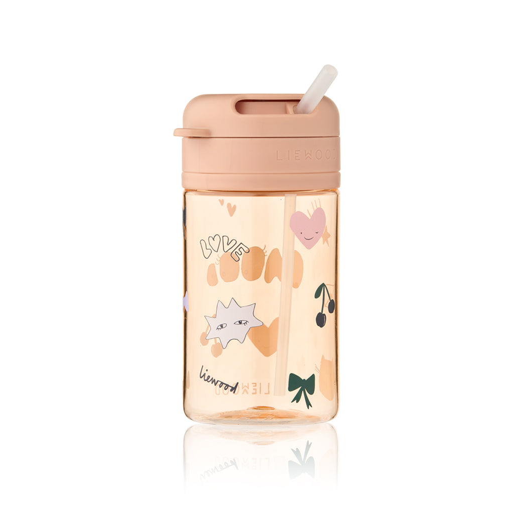 Liewood Pavia Tritan Sugerørskop 500ml, Mood/ Pale Tuscany