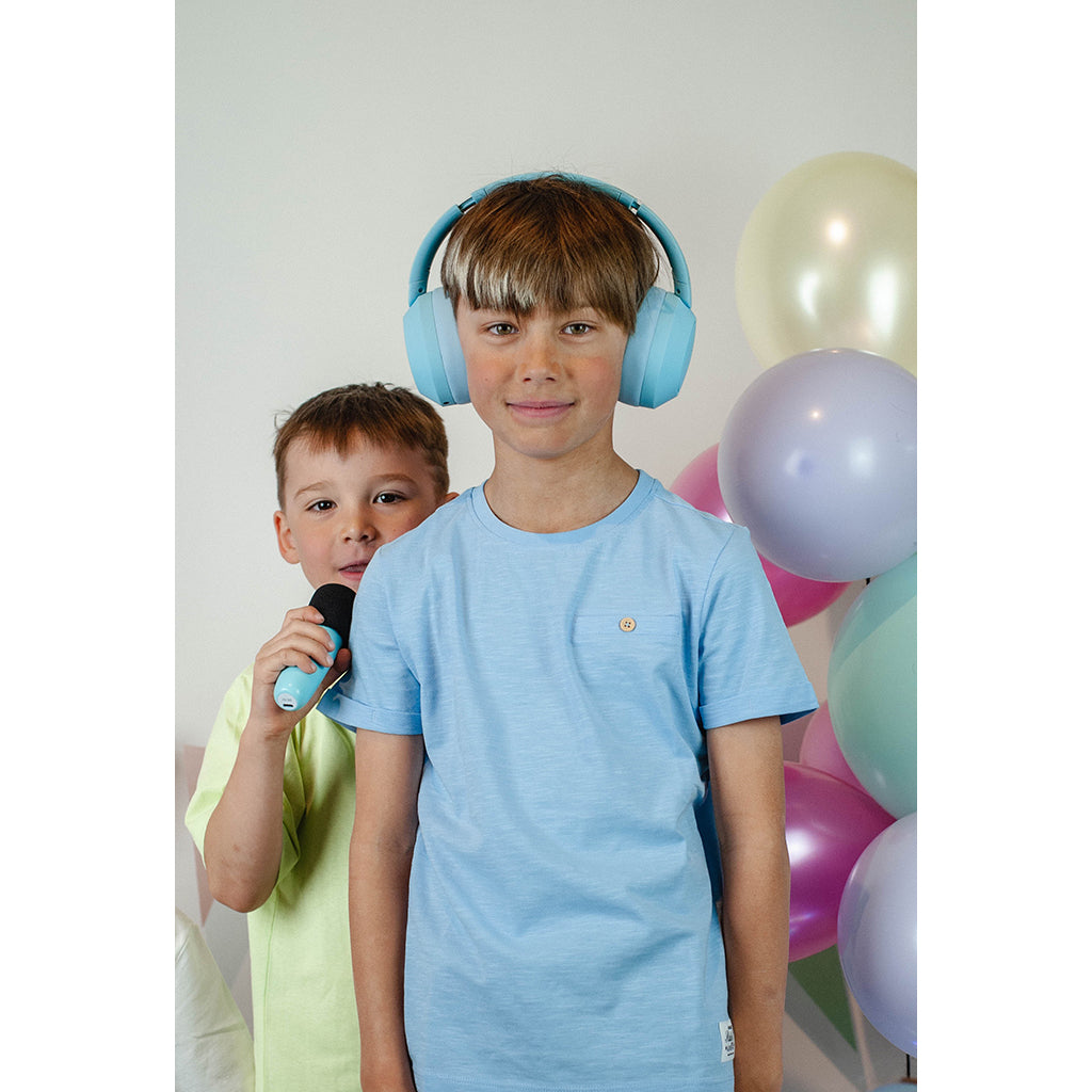 Lalarma Hybrid Active Noise-Cancelling Headphones for Kids - Blue