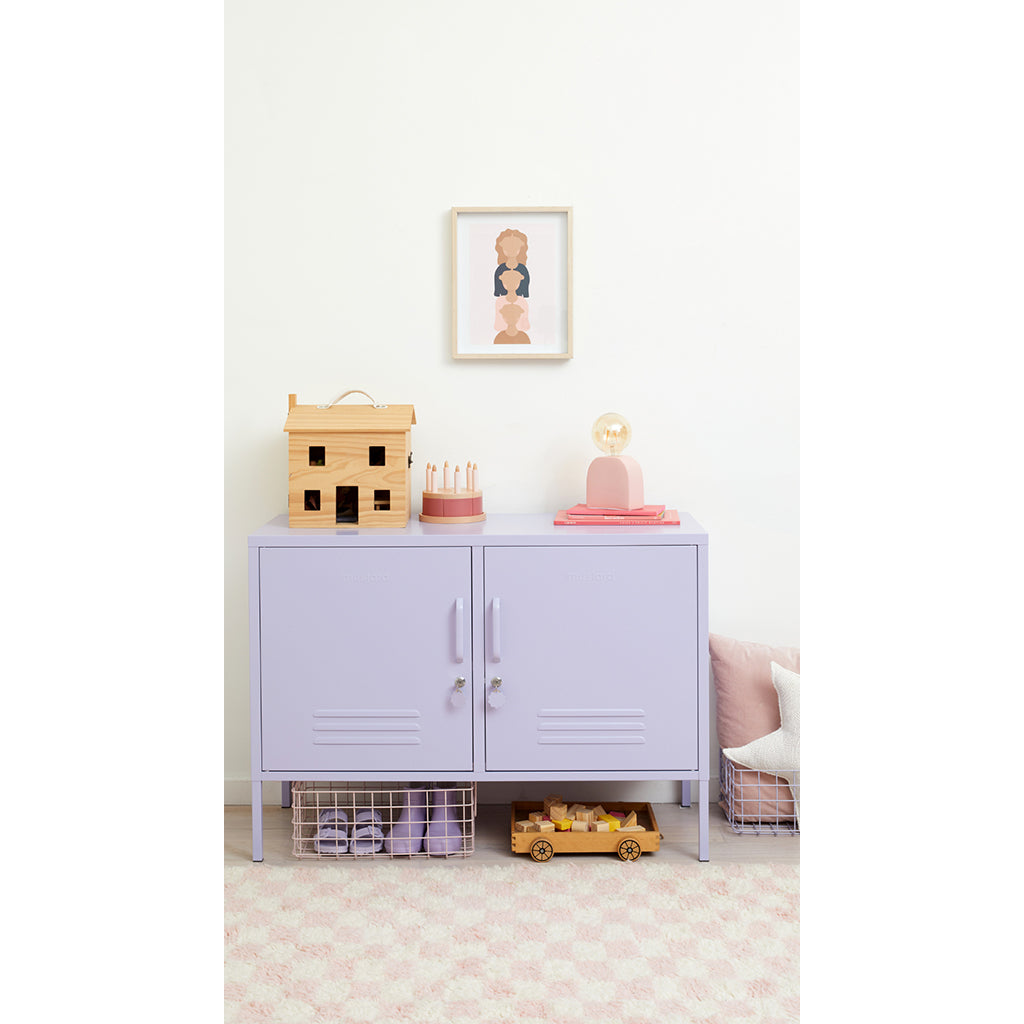 Mustard Made The Lowdown Cabinet, Lilac