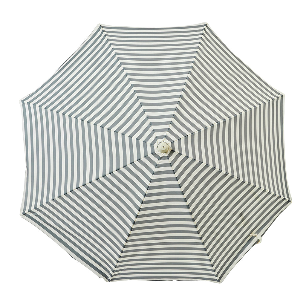 Sunnylife Luxe Beach Umbrella, UP50+ Factor - Seagrass Stripe