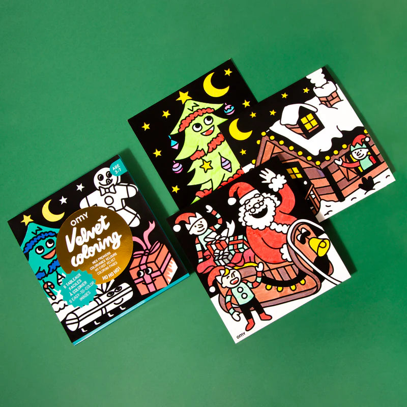 Omy Coloring Book, Velvet Motifs - Ho, Ho, Ho