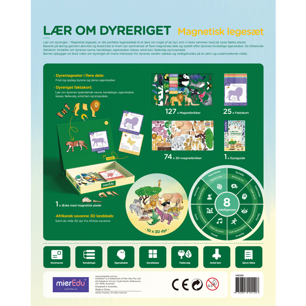 mierEdu, Magnetic Playset – Discover the World of Animals