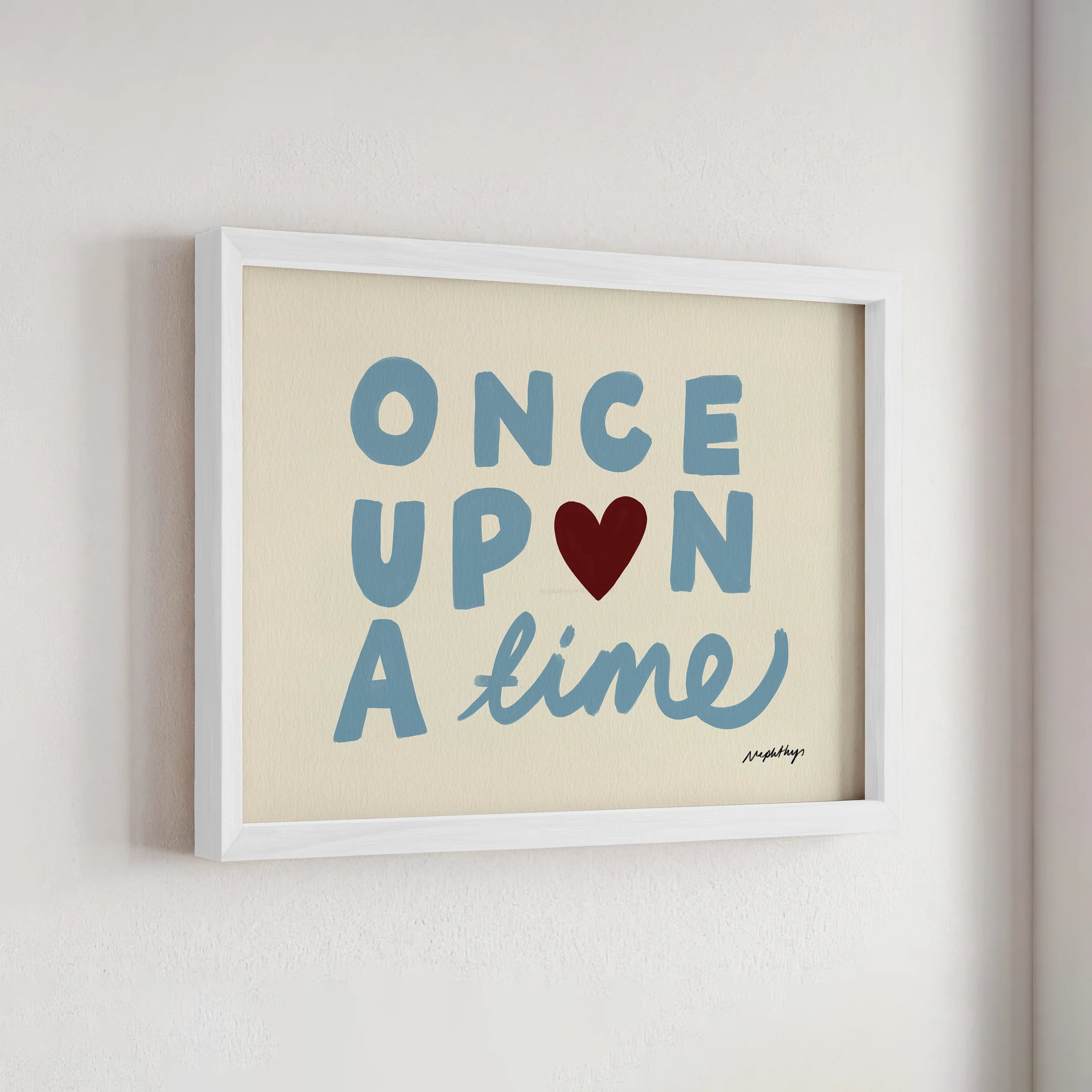 Nephthys Illustrated Art Print, Once Upon a Time – A4