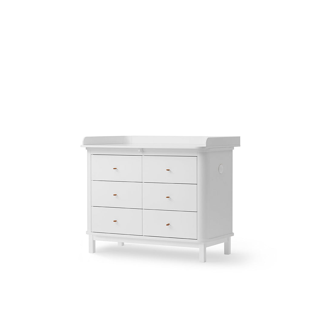 Oliver Furniture Wood Changing Unit with Large Top - White