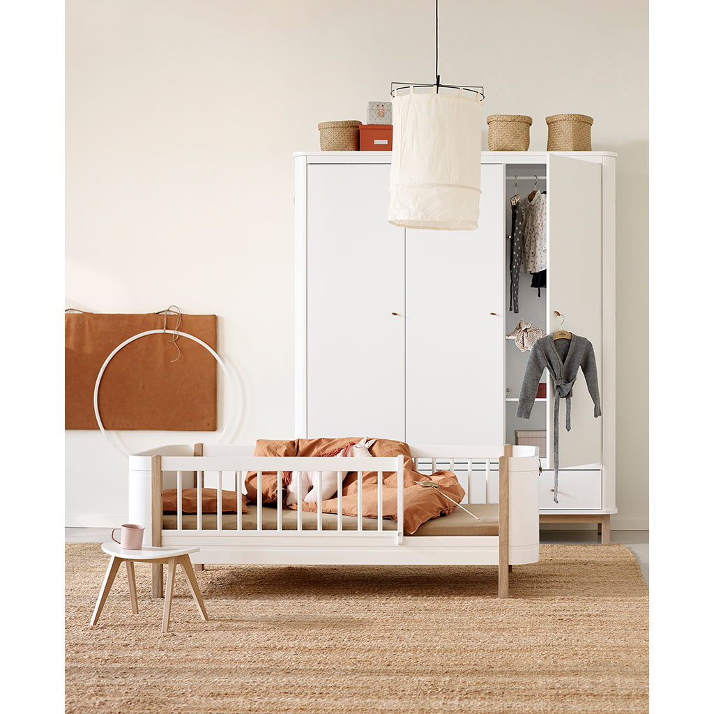 Oliver Furniture, Wood Mini+ Junior Bed - White/Oak