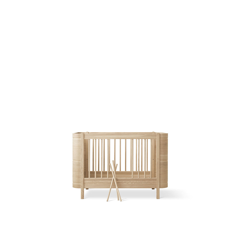 Oliver Furniture, Wood Mini+ Crib excl. Junior Kit - Oak