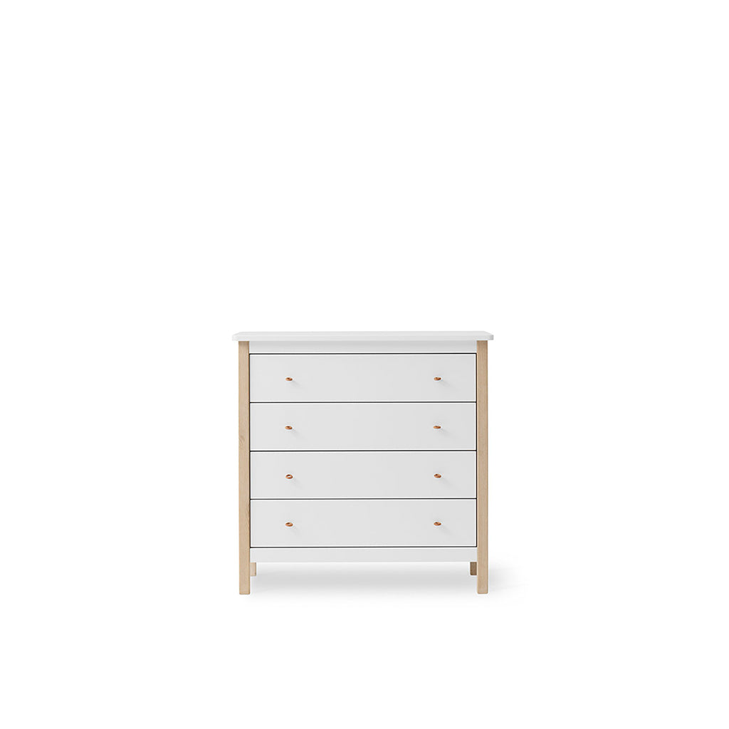 Oliver Furniture Wood Dresser with 4 Drawers, Oak