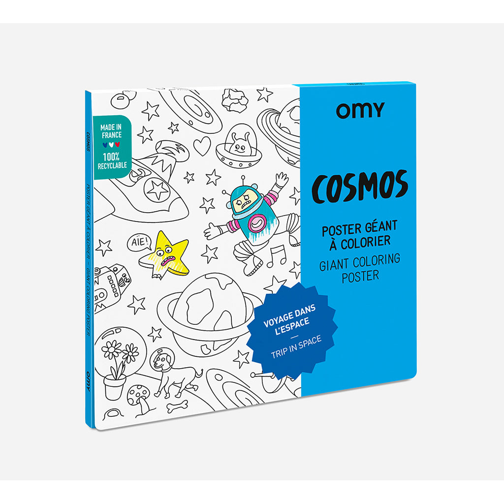 Omy Large Coloring Poster, 70 x 100 cm - Cosmos