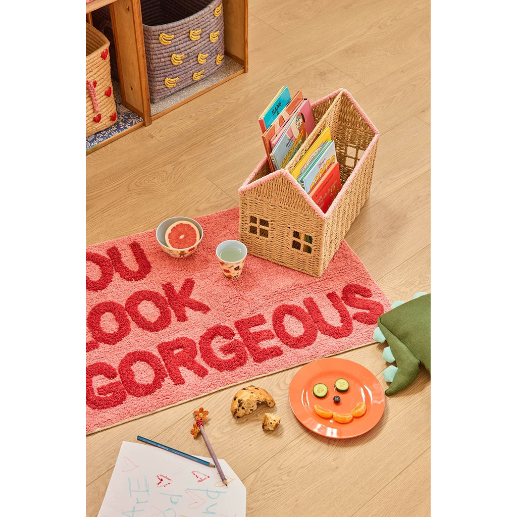 Rice House for Book Storage - Pink