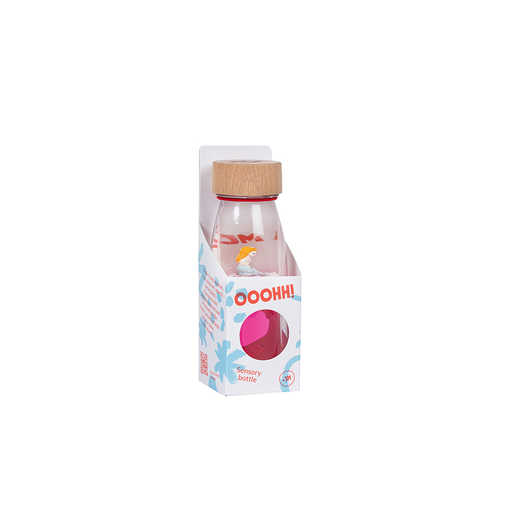 Petit Boum Sensory Toy Bottle with Floating Figures - Magic Rainbow