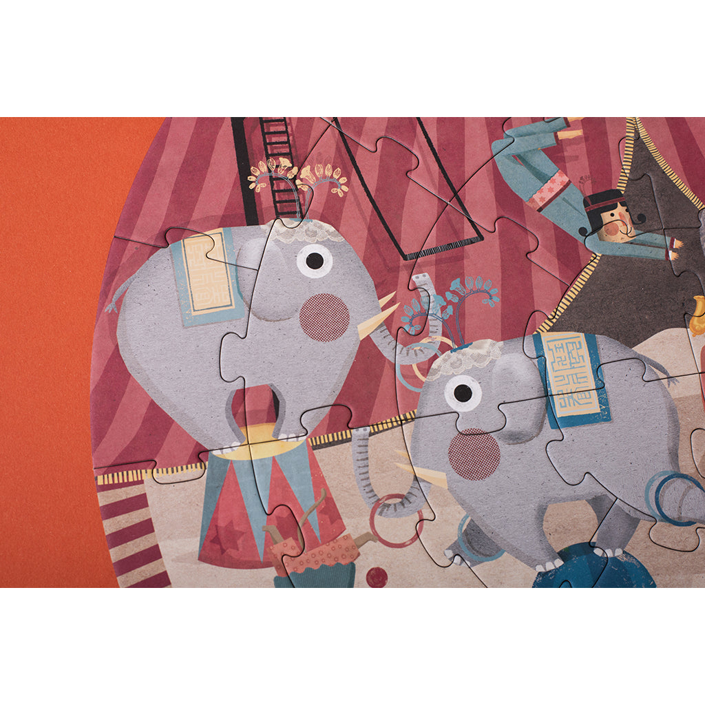 Londji Puzzle, Round, Circus Edition - 36 Pieces