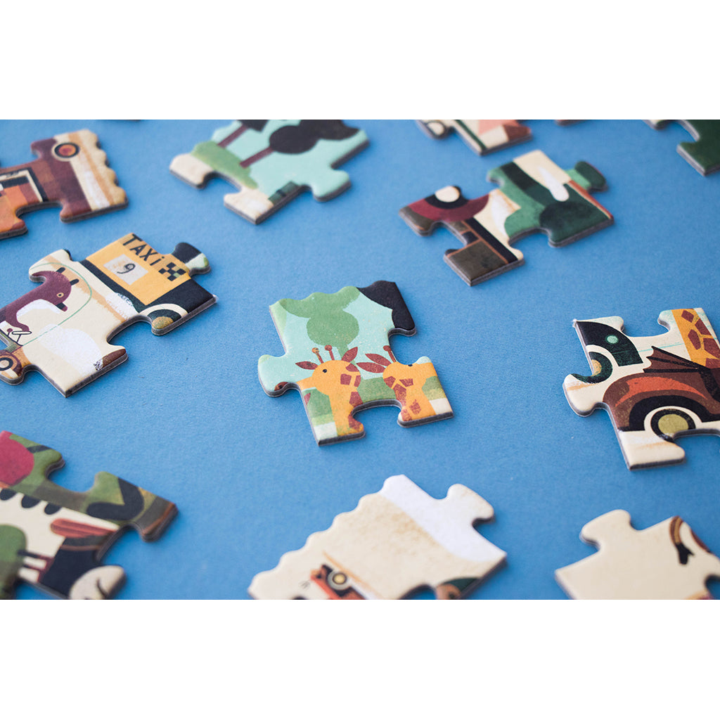 Londji Pocket Puzzle, Vroom Vroom - 50 Pieces