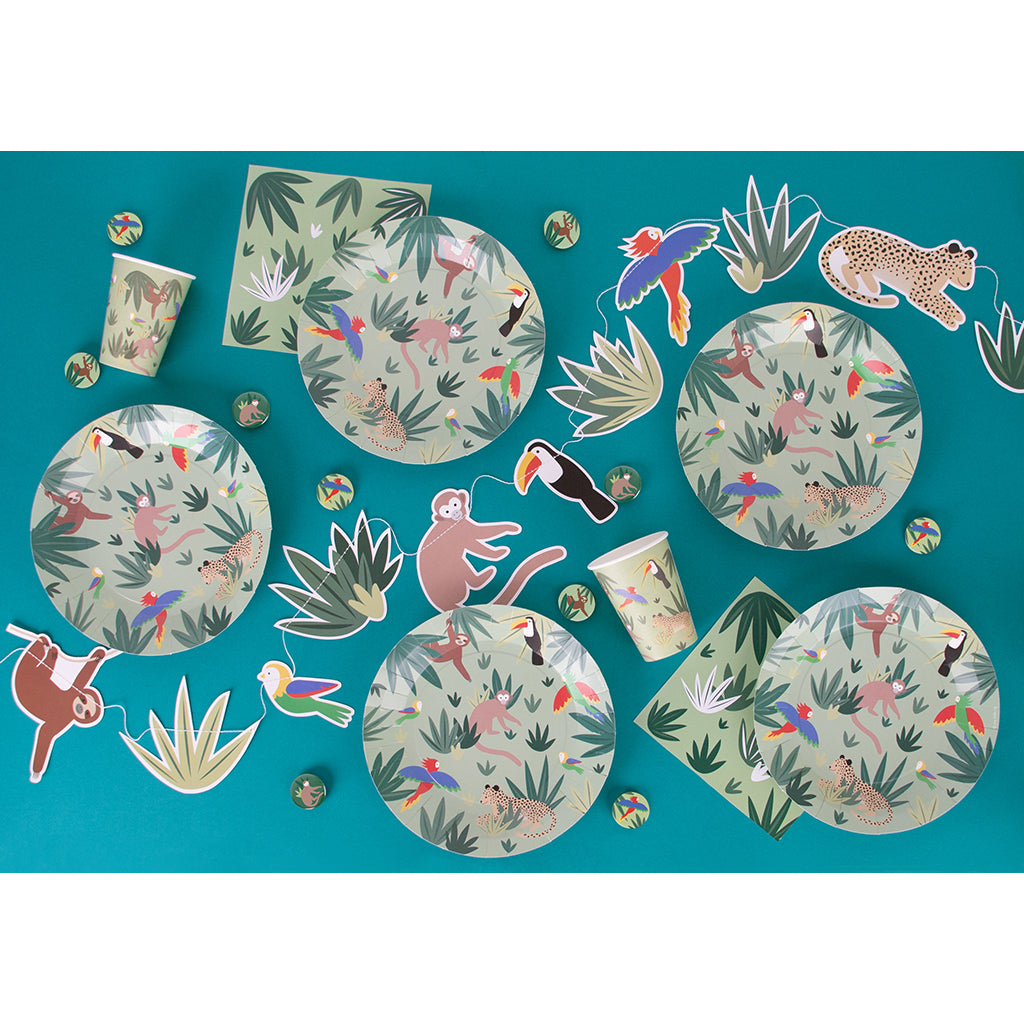 My Little Day paper garland, 3 m – Tropical