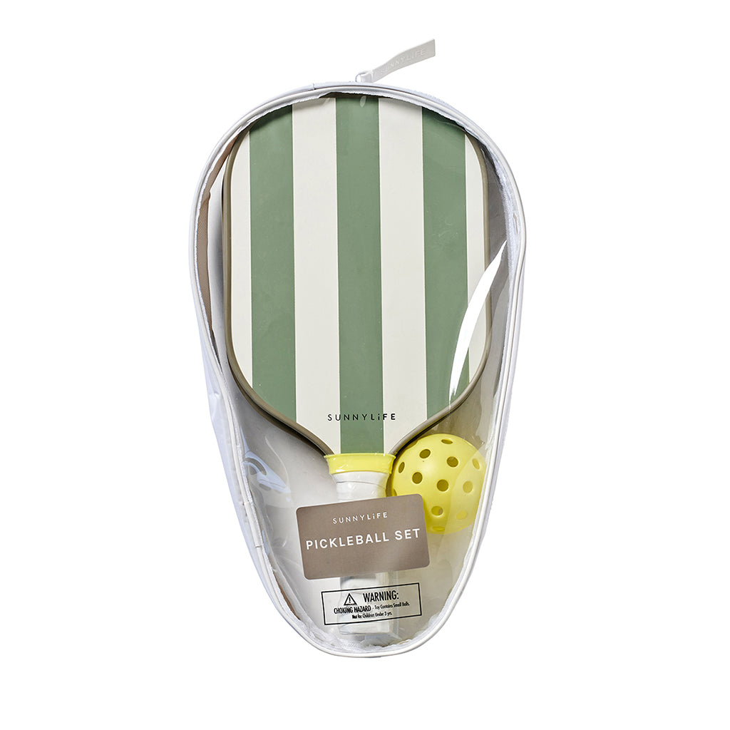 Sunnylife Pickleball Set, Seagrass Sage