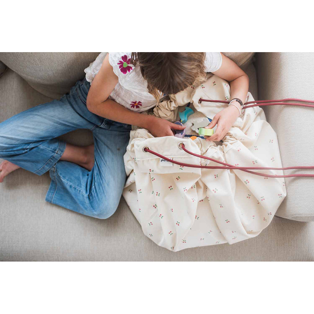 Play&Go 2-in-1 Playmat, Cherry Cherry