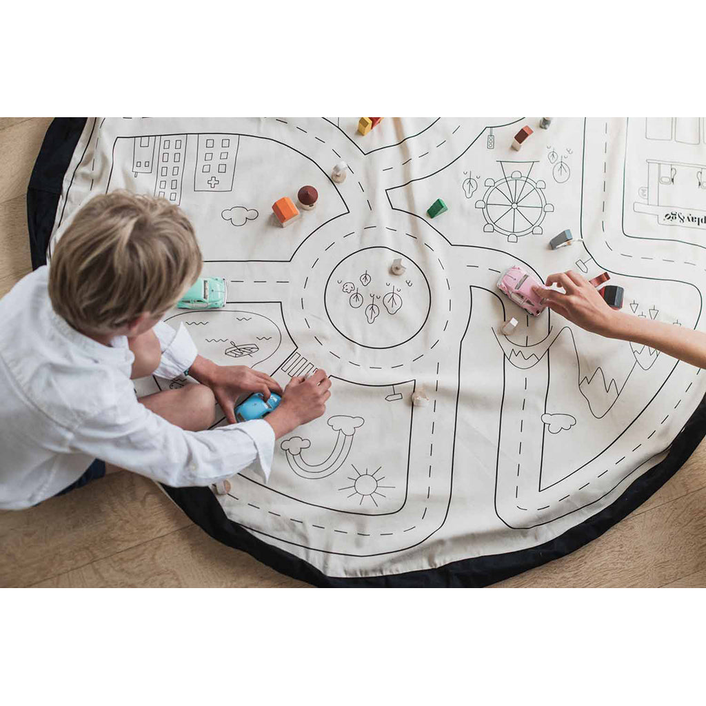 Play&Go 2-in-1 Playmat and Storage Bag, Playville