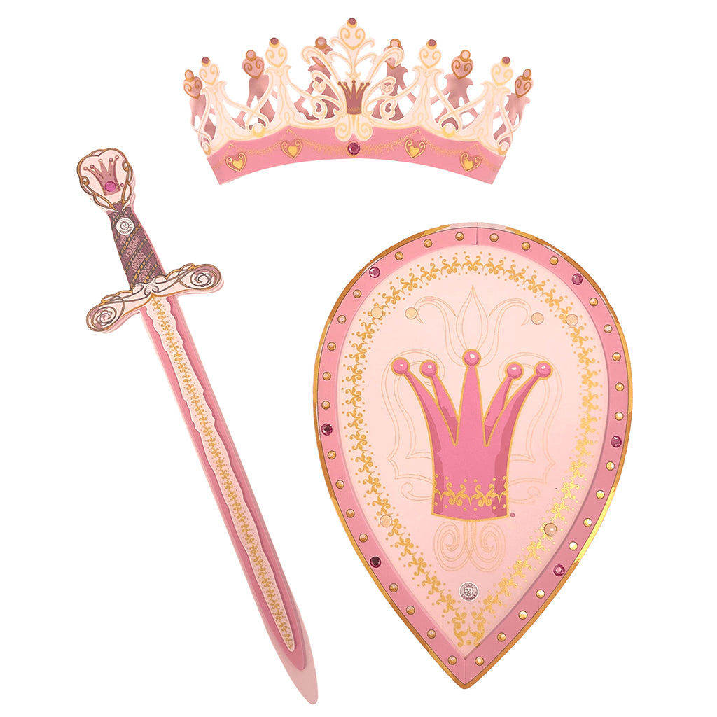 Liontouch Queen Set with Crown, Shield, and Sword, Queen Rosa