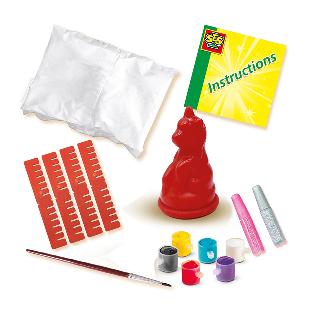 SES Creative Creative Set, Cast & Paint – Unicorn