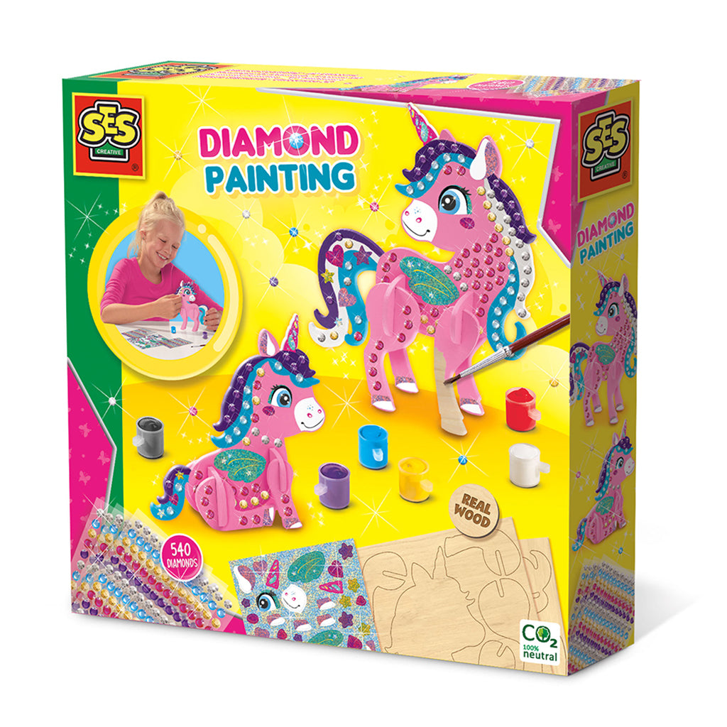 SES Creative, Diamond Mosaic - 3D Unicorn