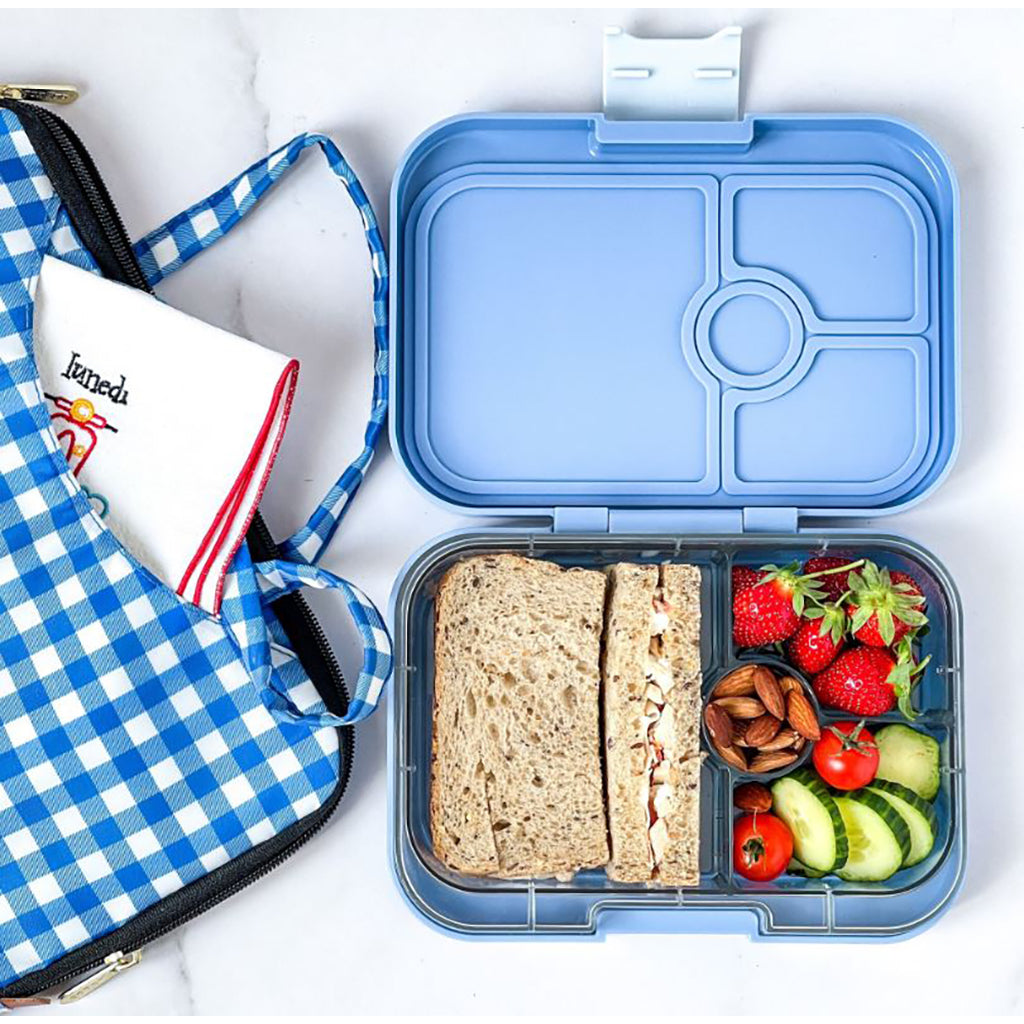 Yumbox Lunchbox with 4 Compartments, Panino - Shark - Surf Blue