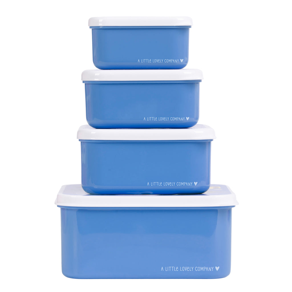 A Little Lovely Company Lunchbox Set, 4-Pack – Pirates