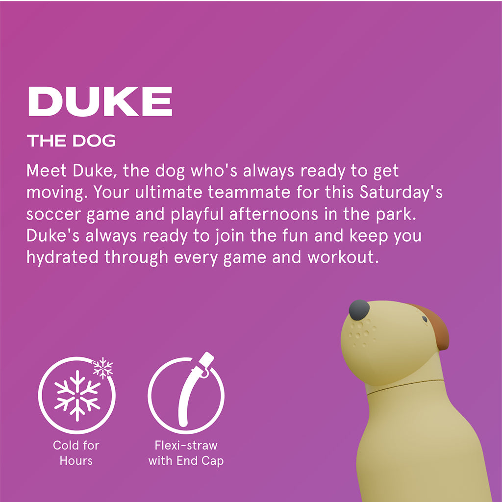 Asobu Bestie Animal Thermal Drinking Bottle, 460 ml - Dog