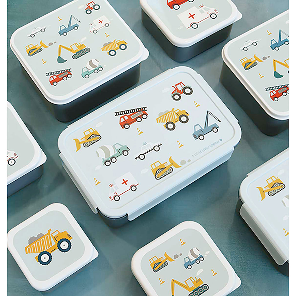 A Little Lovely Company Bento Lunchbox – Vehicles