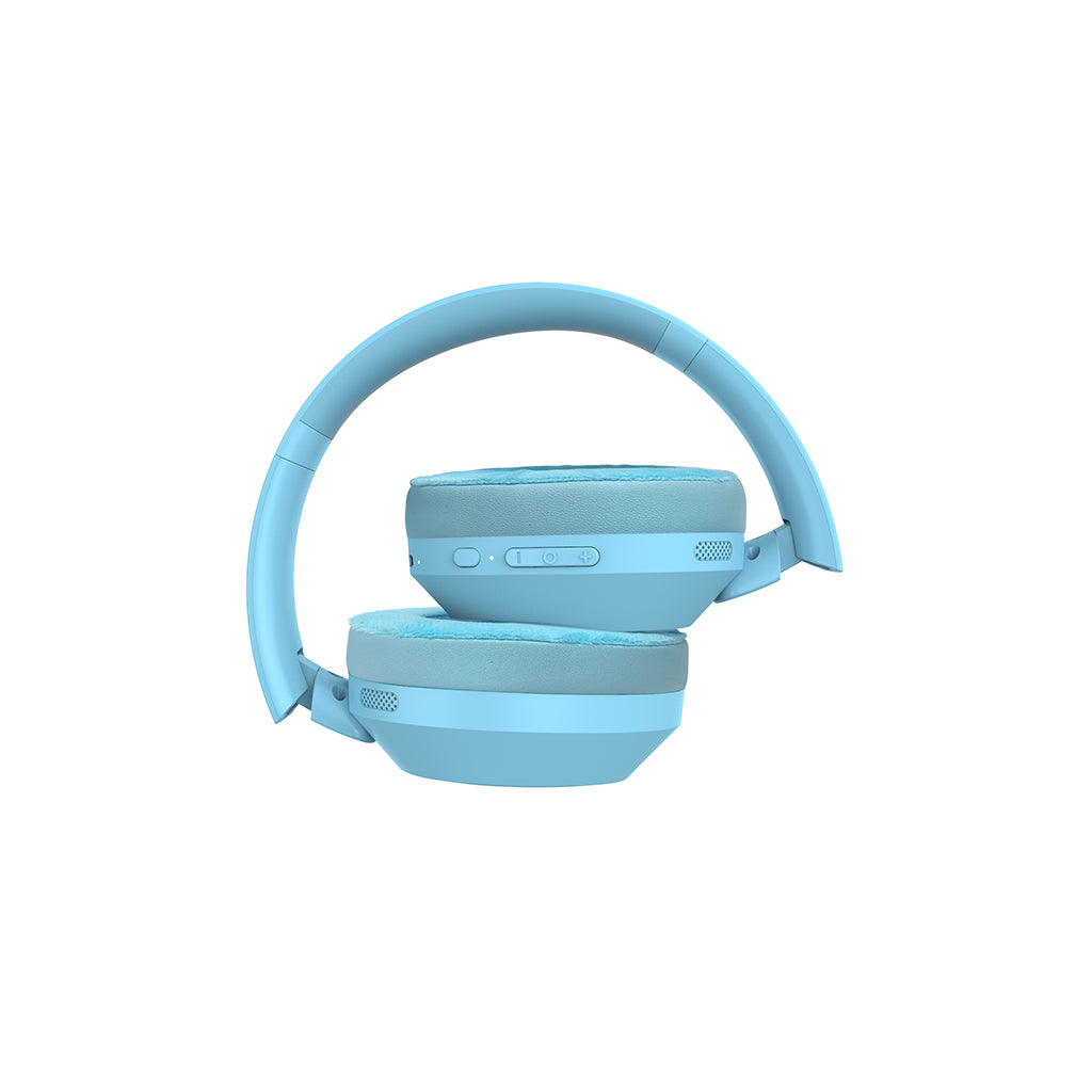 Lalarma Hybrid Active Noise-Cancelling Headphones for Kids - Blue
