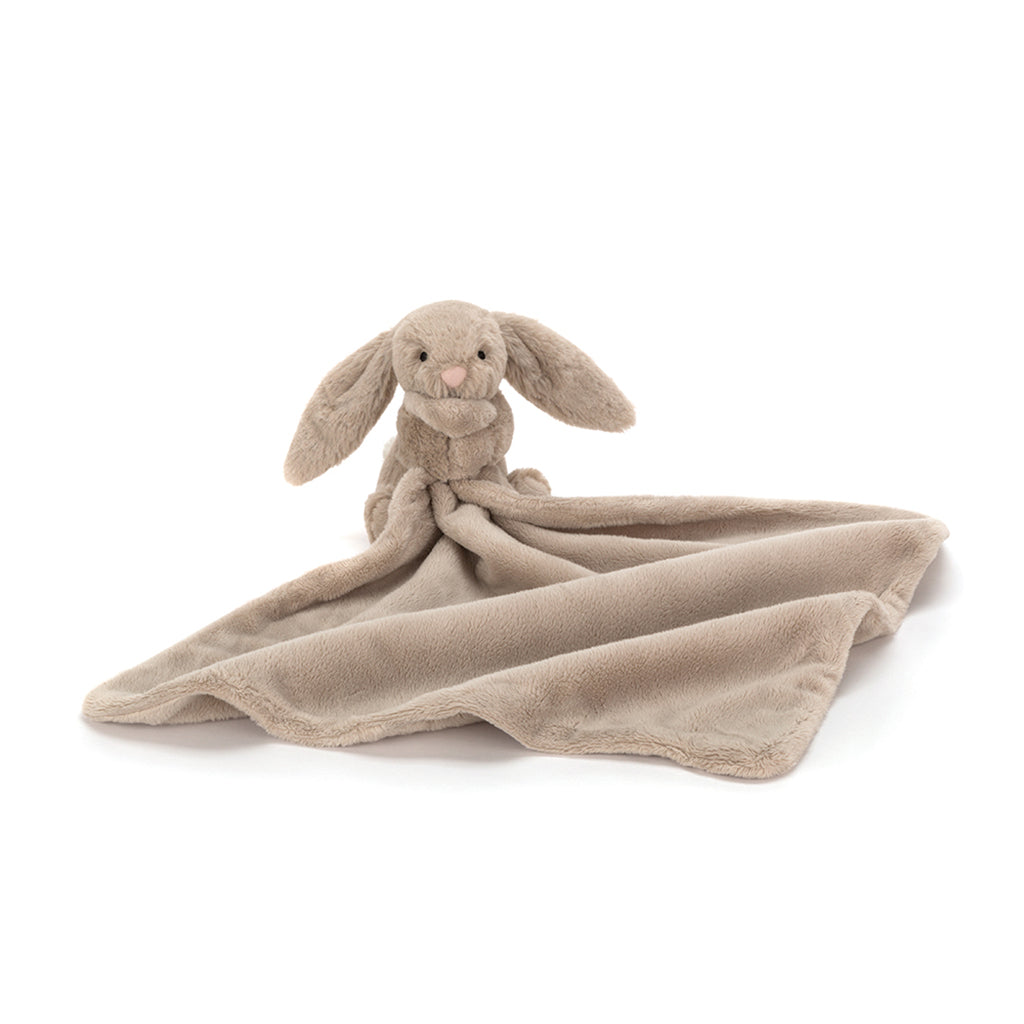 Baby Jellycat Plush, Bashful Comfort Blanket - Beige Bunny