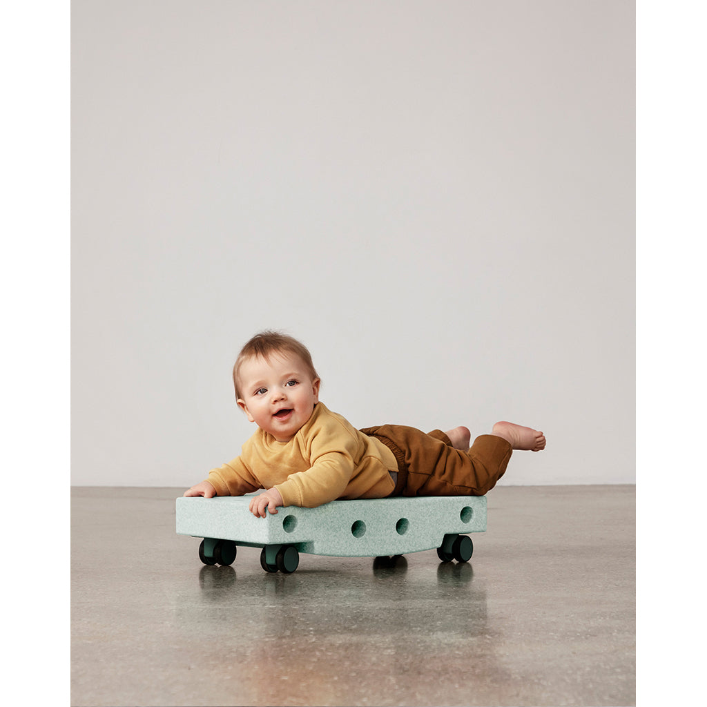 Modu Rolling Board, Foam Activity Toy, 5 Pieces - Ocean Mint/Forest Green