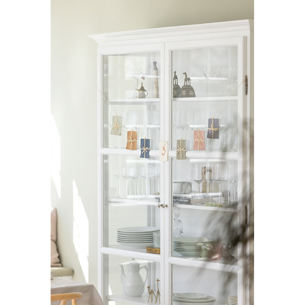 Sebra Birthday Garland with Gifts, Numbers 0-9, Organic Cotton