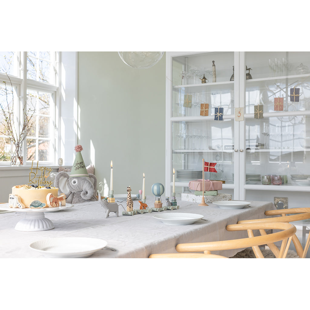 Sebra Birthday Garland with Gifts, Numbers 0-9, Organic Cotton