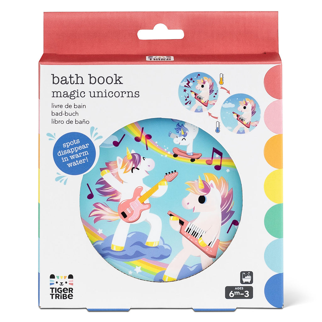 Tiger Tribe Bath Toy, Bath Book - Magic Unicorns
