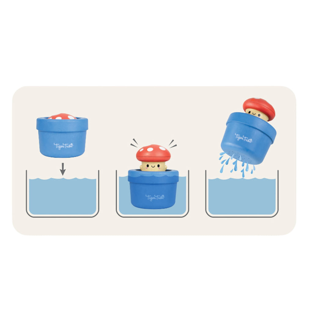 Tiger Tribe Bath Toy, Bath Pop-up - Mushroom