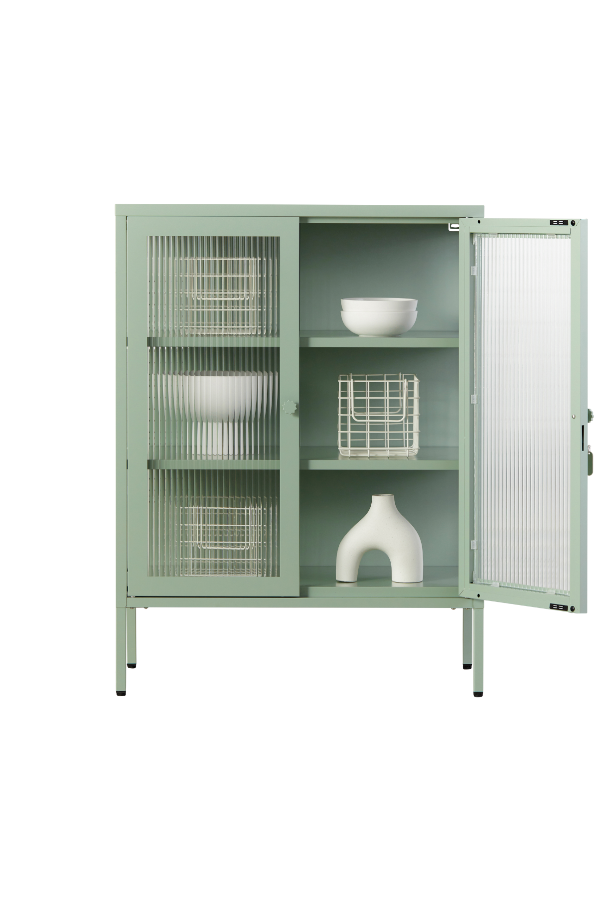 Mustard Made The Mixer cabinet in the color Sage