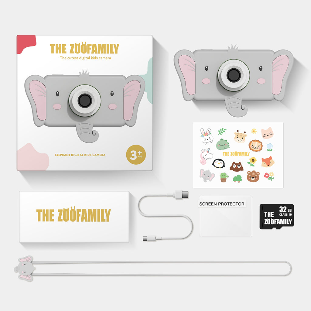 The ZooFamily, Zoo Friends Kids’ Camera, Ages 3–7 – Elephant
