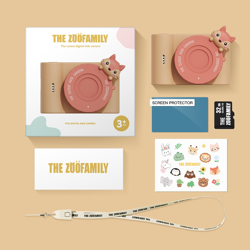 The ZooFamily, Urban Zoo Kids Camera, Ages 5-10 - Fox