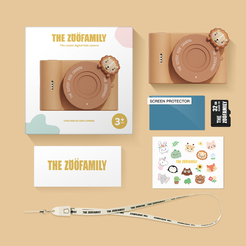 The ZooFamily, Urban Zoo Kids Camera, Ages 5-10 - Lion