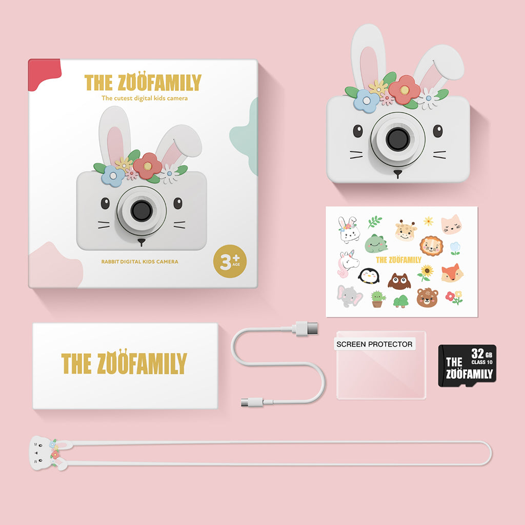 The ZooFamily, Zoo Friends Kids Camera, Ages 3-7 - Bunny