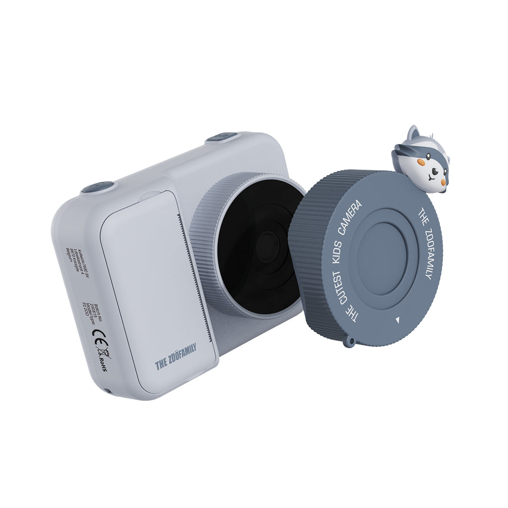 The ZooFamily, Zoo Print, 3-in-1 Camera with Print Function, Ages 5-11 – Vaskebjørn